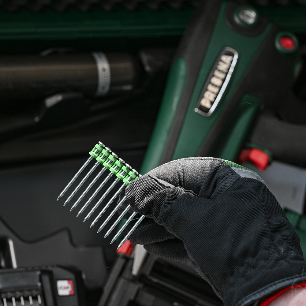 PKT-8-RHC65-SET22 Stahl-Betonnagler für Nägel Type RHC von 40 – 65 mm inkl. 2 Stck. AKKU18-2,0-LI-POWER + AKKU-STATION12-36