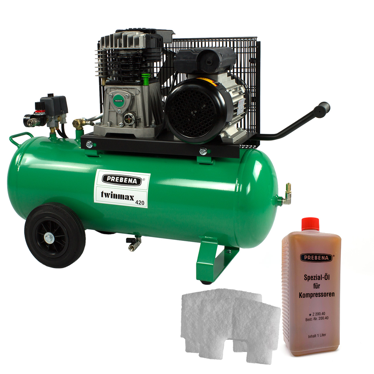 TWINMAX 420 Kompressor +1. Wartungs-Set