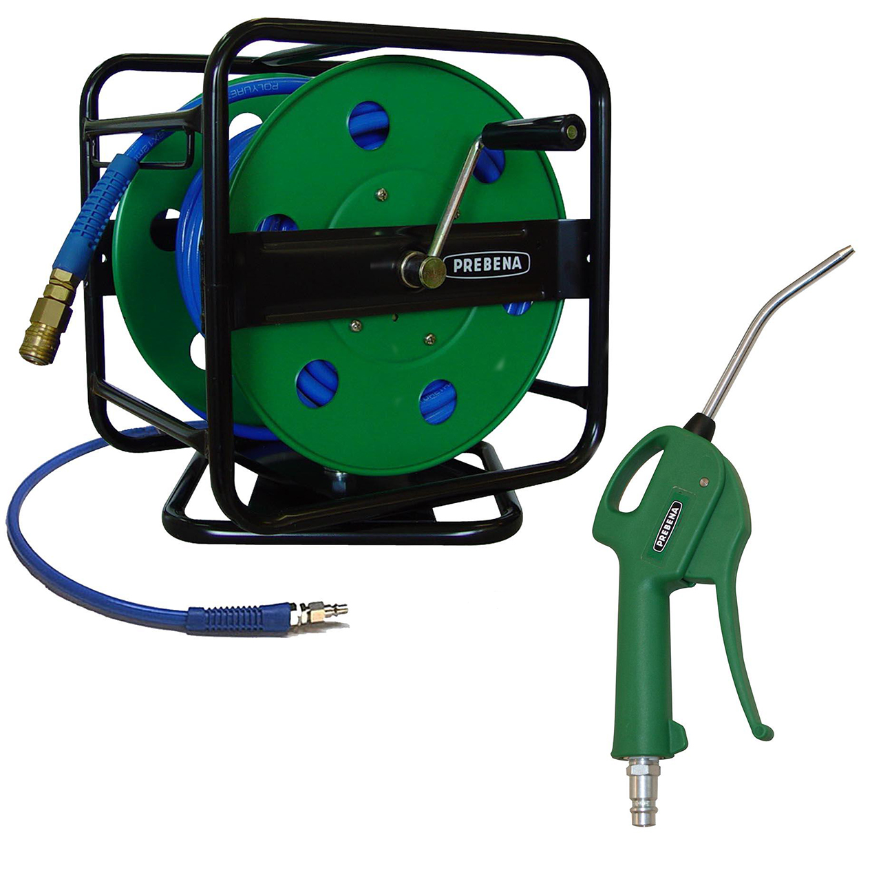 PREBENA Schlauchtrommel-SET  Z180.00 30m + Blaspistole Z170.85