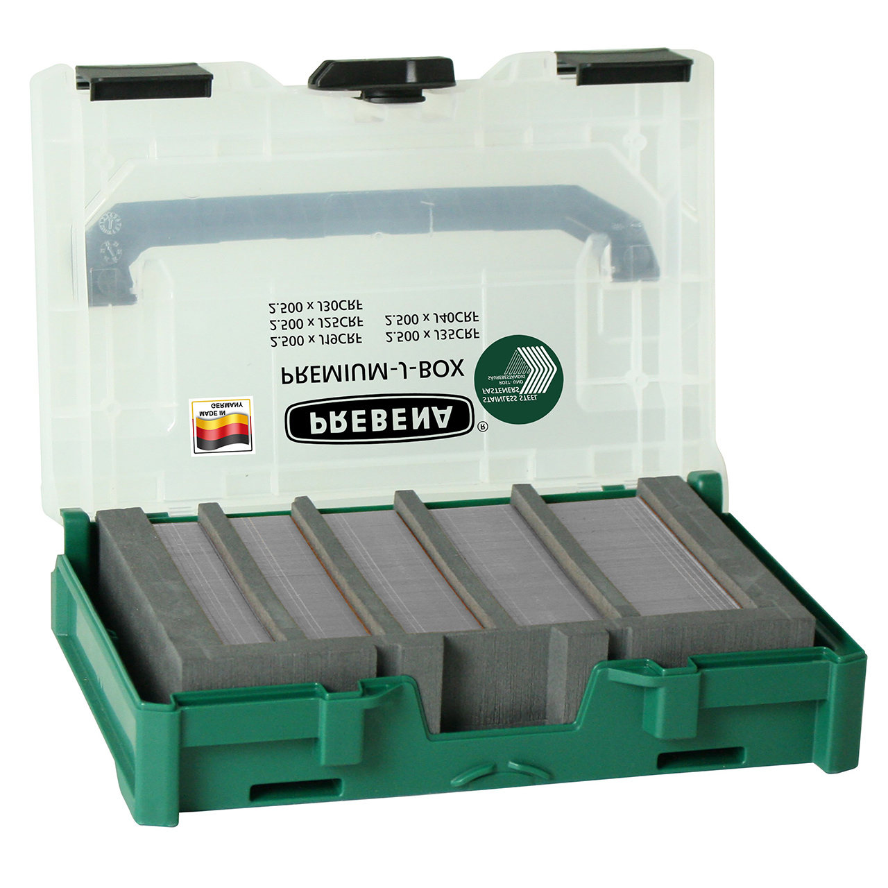 PREMIUM-J-BOX Stauchkopfnägel (Brads) Edelstahl