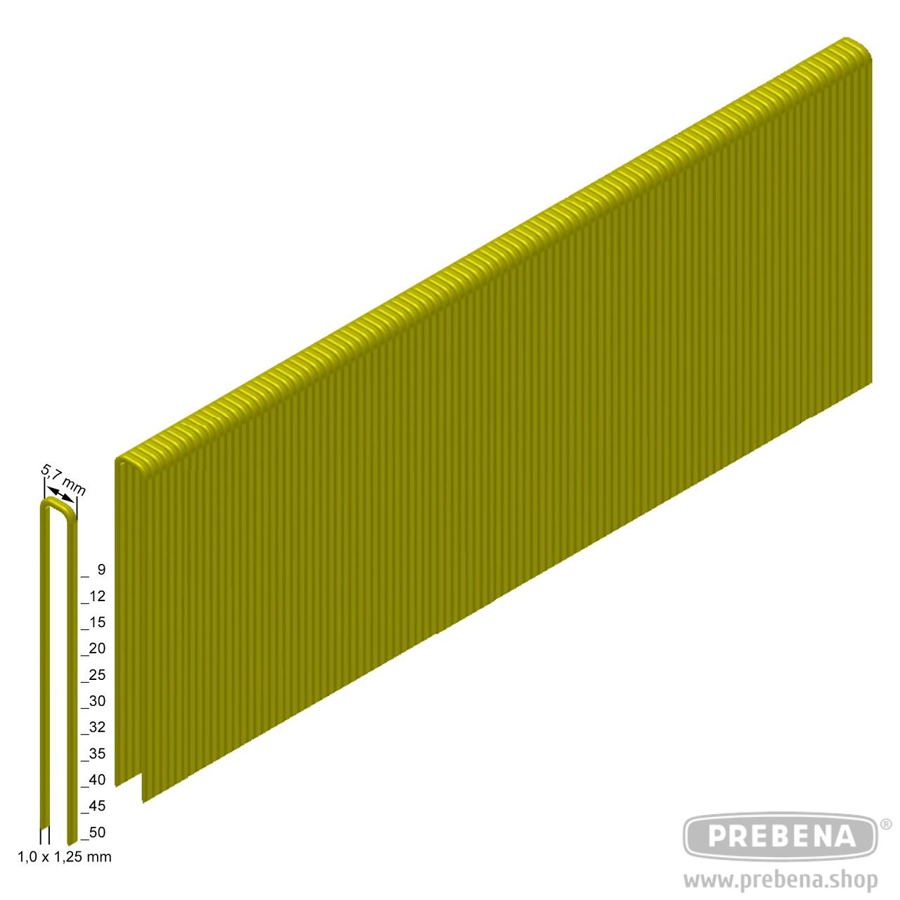 E45CNKHA Heftklammern verzinkt geharzt