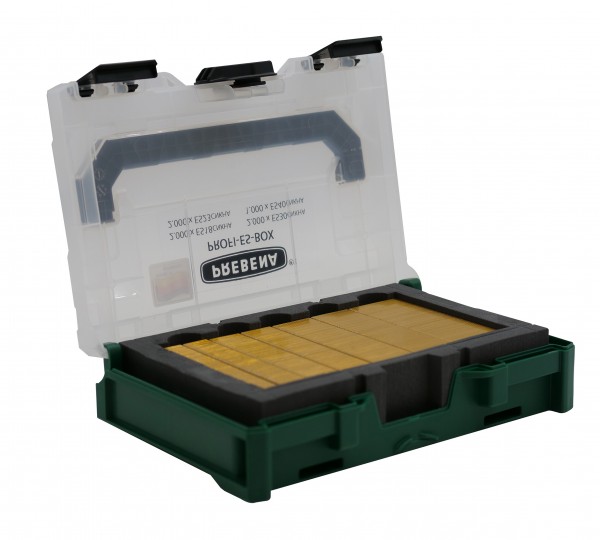 PROFI-ES-BOX Staples galvanized resin-coated